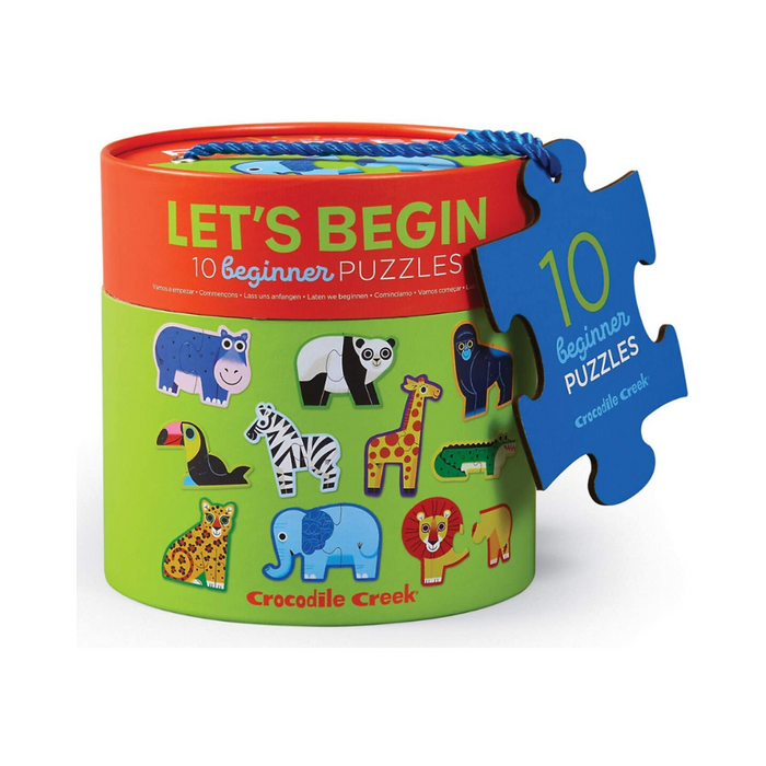 Let’s Begin - 10 Two-Piece Puzzles