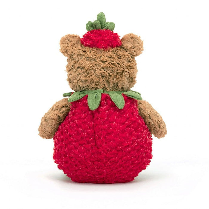 Amuseable Strawberry Bartholomew Bear by Jellycat
