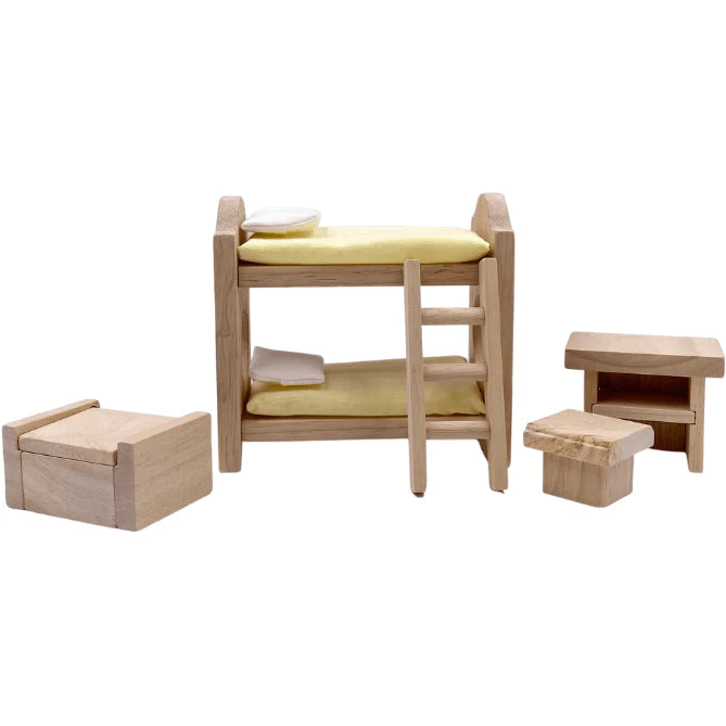 Plan Toys Children’s classic bedroom set - dollhouse