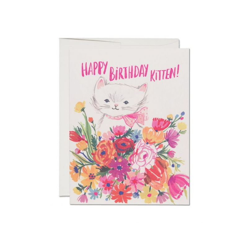 "Happy Birthday Kitten!" Card