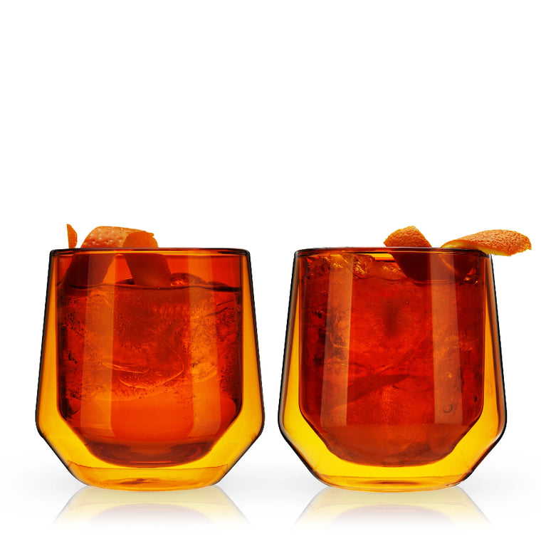 Amber Double Walled Tumbler