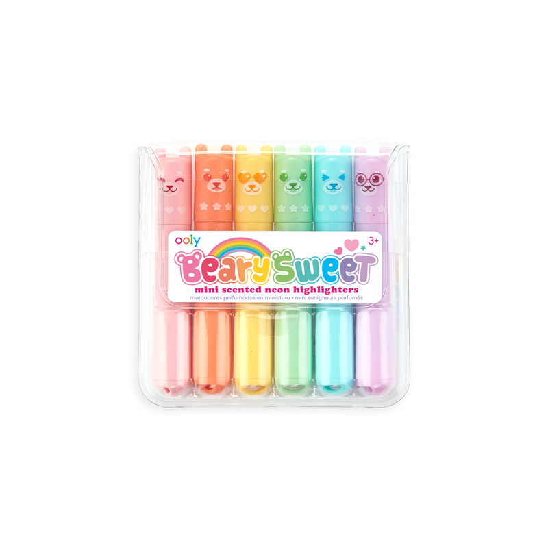 Beary Sweet Mini Scented Neon Highlighters