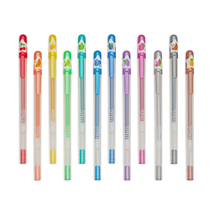 Set of 12 Scented Glitter Gel Pens