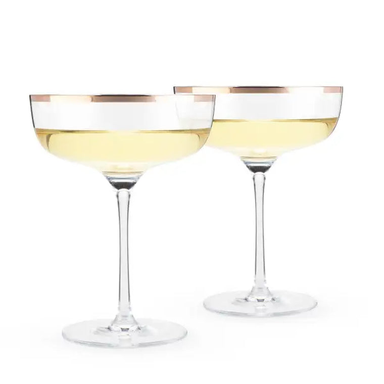 Crystal Champagne Coupes