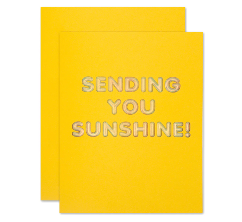 Sending You Sunshine card