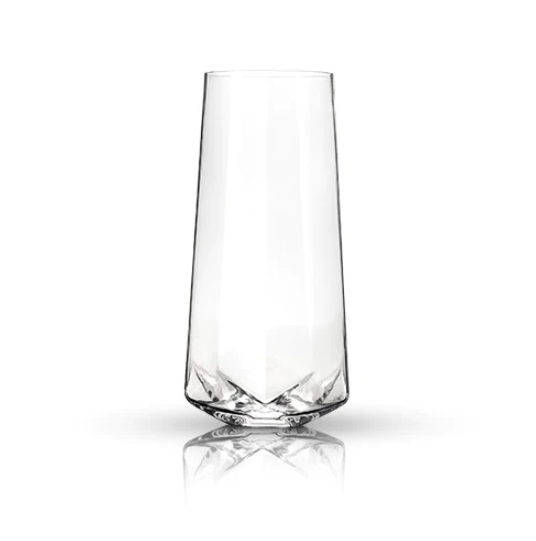 Faceted Stemless Champagne Flute