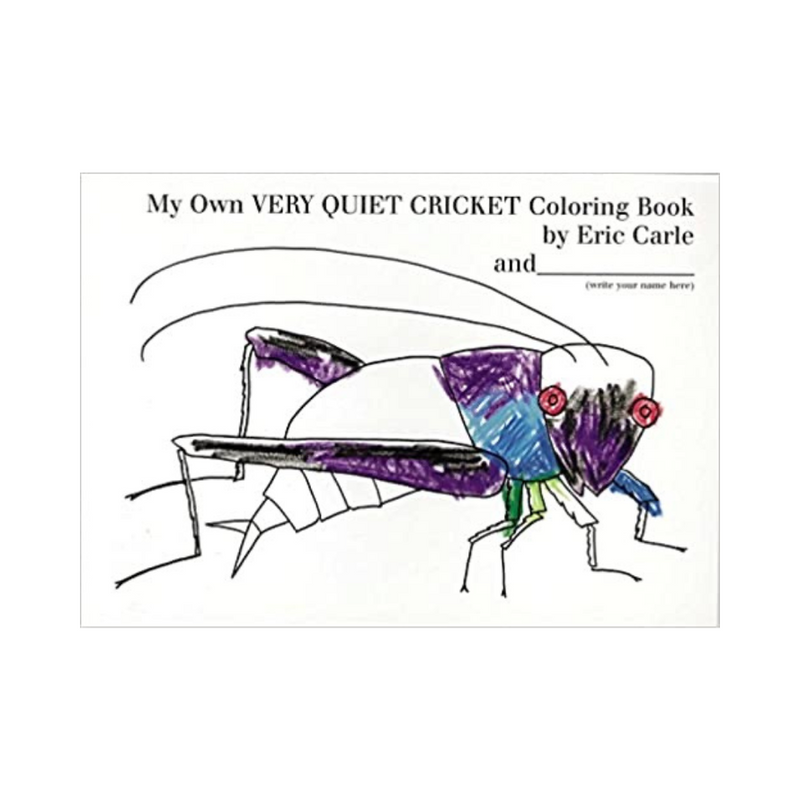 My Very Own Quiet Cricket Coloring Book - paperback