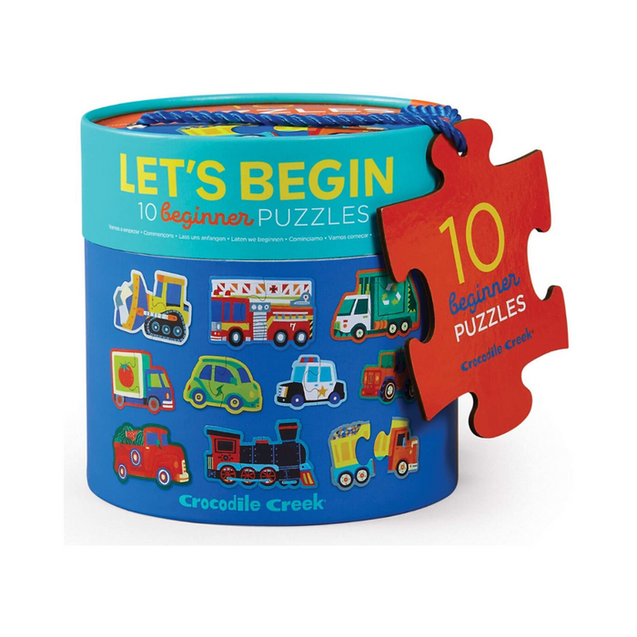 Let’s Begin - 10 Two-Piece Puzzles