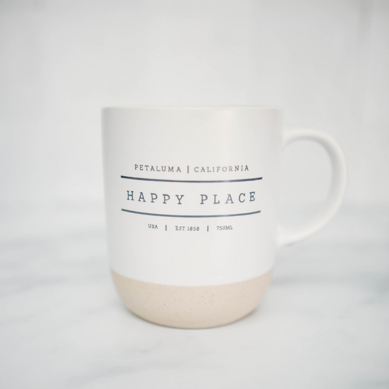 Two-tone Happy Place Mug