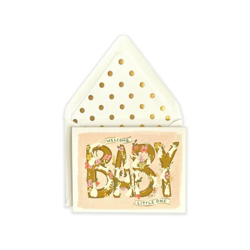 Welcome Little One, Baby card