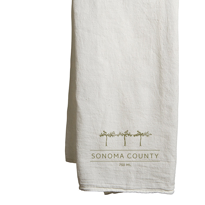 Sonoma County Vineyard Vines Tea Towel