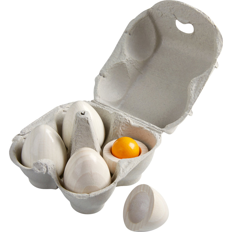 Wooden Egg with Removable Yolk Toy