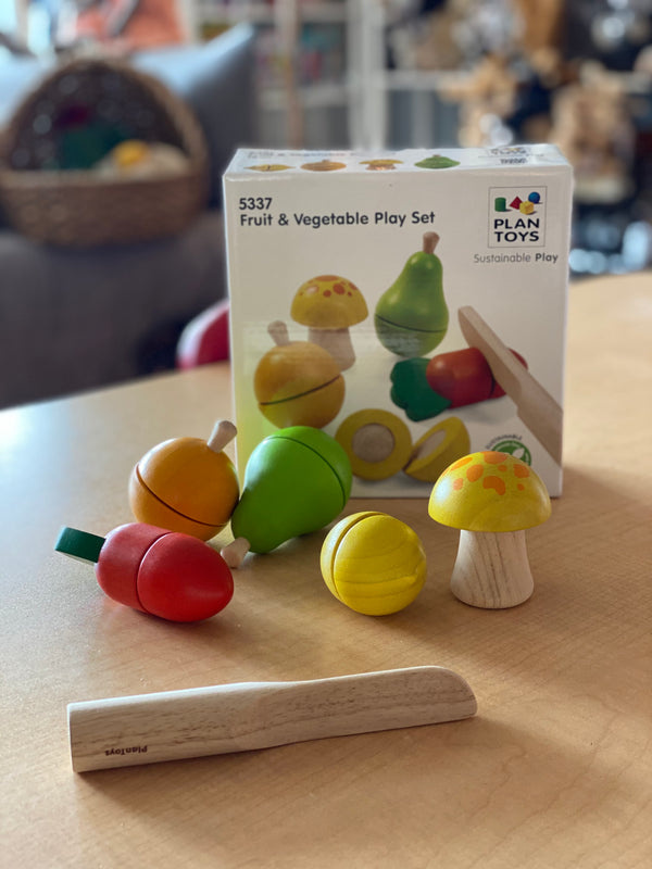 Fruit and Vegetable Play Set - Plan Toys