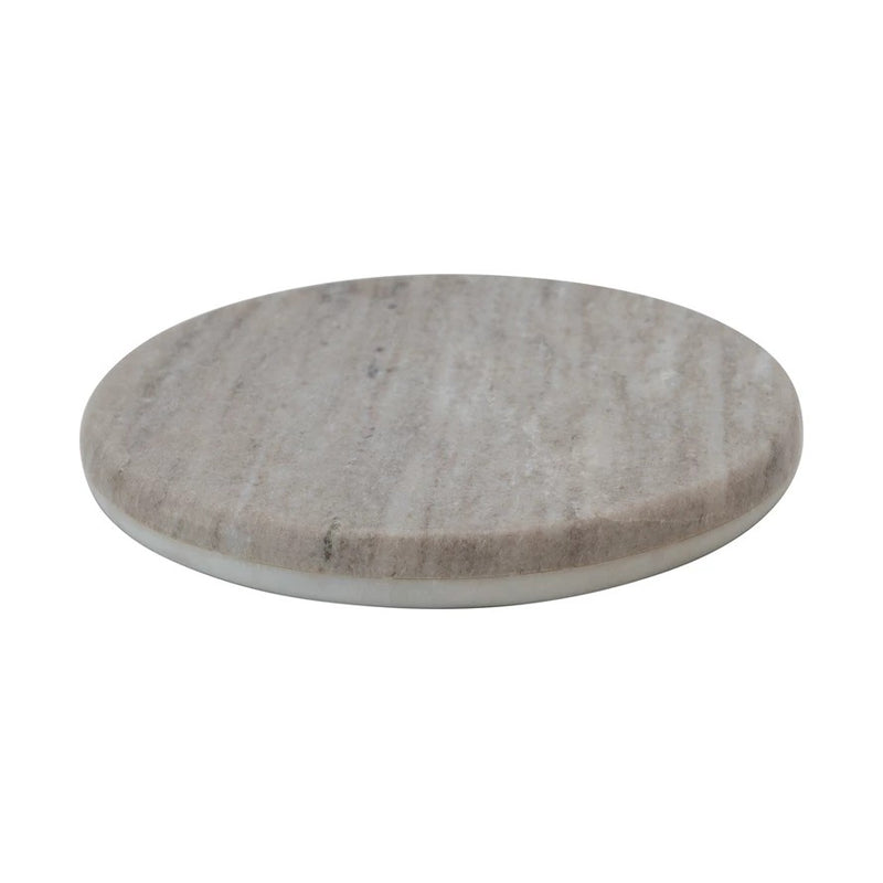 Reversible Round Marble Serving Platter